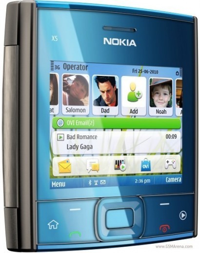 Nokia анонсировала квадратный слайдер Nokia X5-01 и новый Nokia X6 8GB
