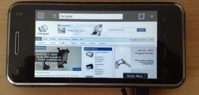 Aava Moorestown - первый смартфон на базе MeeGo и Intel Moorestown