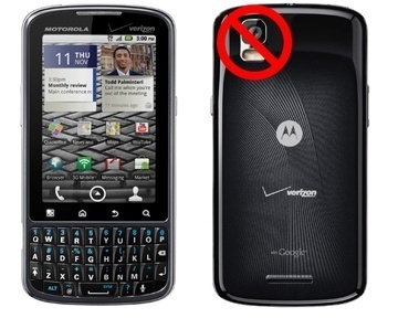 Motorola разрабатывает модификацию смартфона Droid Pro без камеры