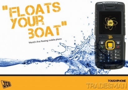 JCB Tradesman — первый в мире «плавающий» телефон