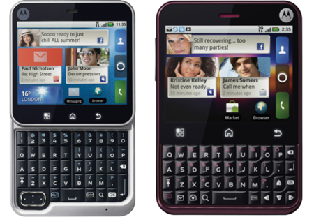 Смартфоны Motorola Charm и Flipout останутся с Android 2.1 навсегда