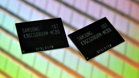 Samsung начинает производство высокоскоростной памяти MLC NAND