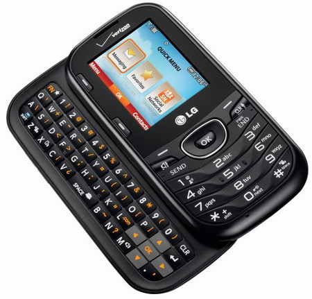 Телефон LG Cosmos 2 с двумя клавиатурами