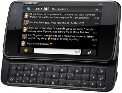 Универсальный мессенджер Nokia N900 – телефон, Skype, почта, ICQ