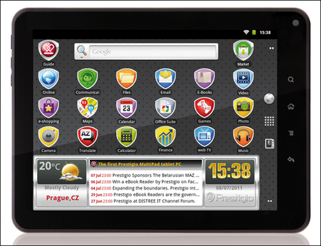Prestigio MultiPad PMP5080B: планшет с 8-дюймовым дисплеем