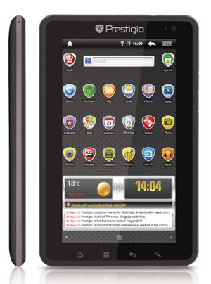 Планшет Prestigio MultiPad 7074B3G обеспечит Интернет и телефонию по 3G