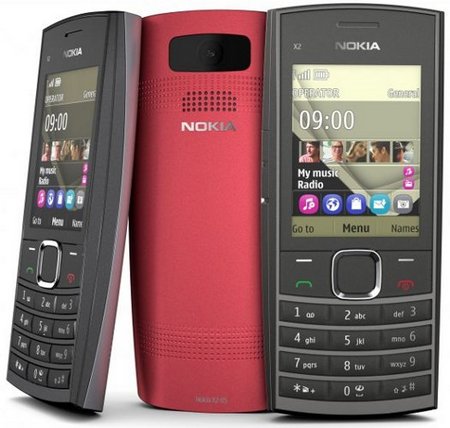 Недорогие телефоны Nokia C2-05 и X2-05 для любителей общения в соцсетях и меломанов
