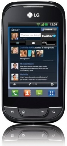 Смартфон для молодежи LG Optimus Link