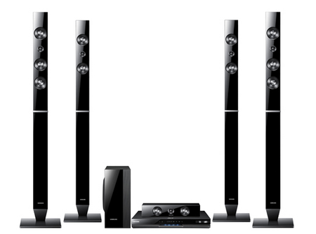 Домашние кинотеатры Samsung HT-D5530K и HT-D5550K с 3D Blu-ray проигрывателем и 5.1 акустикой