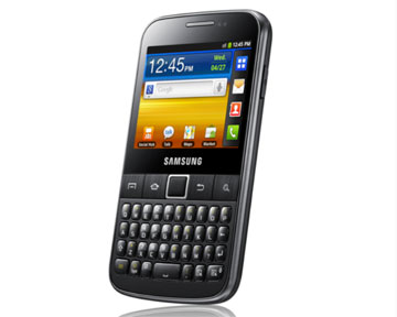 Samsung готовит к выпуску смартфон Galaxy Y Pro