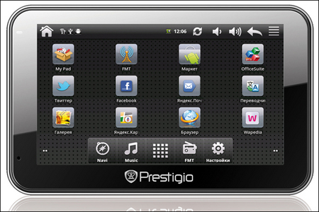 Prestigio GeoVision GV5500AND: навигатор на платформе Android