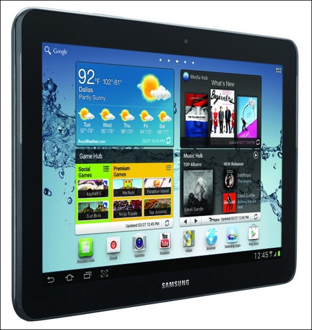 Samsung начинает приём заказов на планшеты Galaxy Tab 2