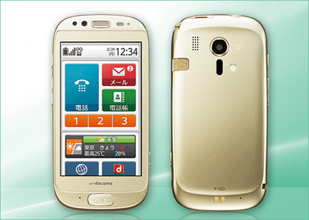 Raku Raku F12-D: смартфон для пожилых