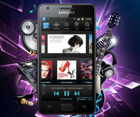 Samsung открывает музыкальный веб-сервис Music Hub