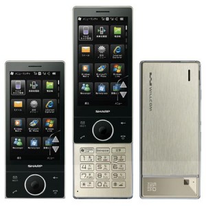 Слайдер Sharp HYBRID W-ZERO3 с Windows Mobile 6.5