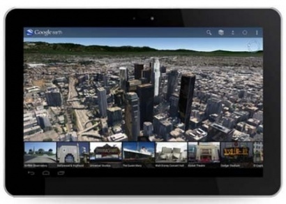  Google выпустил приложение Google Earth для Android с трехмерными изображениями местности