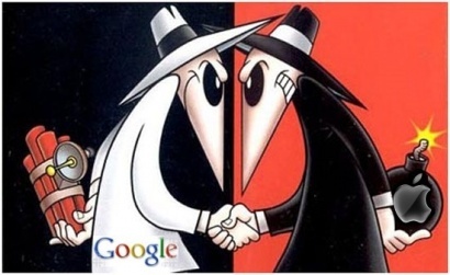 Apple начинает битву с Google