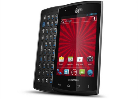 Kyocera Rise: смартфон-слайдер п/у Android 4.0