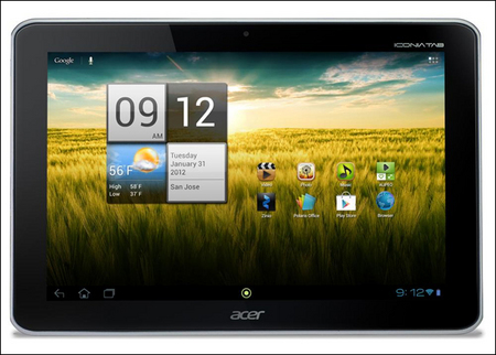 IFA 2012: планшет Acer Iconia Tab A210 на платформе nVidia Tegra 3