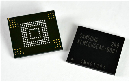 Samsung представляет чипы флеш-памяти нового поколения для мобильных устройств