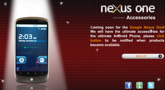 Seidio уже готовит аксессуары для гуглофона Nexus One