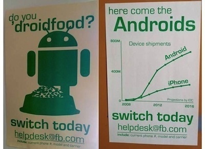 Сотрудники Facebook меняют iPhone на Android