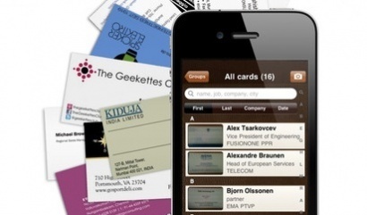 Новая визитница CardHolder для iPhone от компании ABBYY
