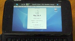 Финский хакер установил Mac OS X 10.3 на интернет-планшет Nokia N900