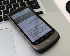 Смартфон Google Nexus One получил поддержку multi-touch