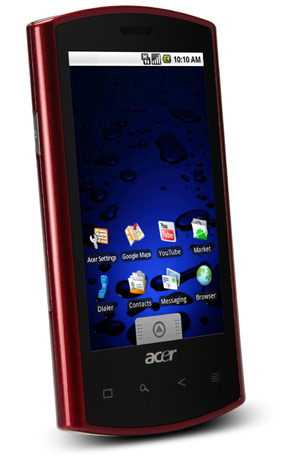 Acer выпустила смартфон Liquid е на базе Android 2.1