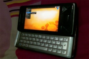 На Sony Ericsson XPERIA X1 установили Ubuntu 8.04 Hardy Heron