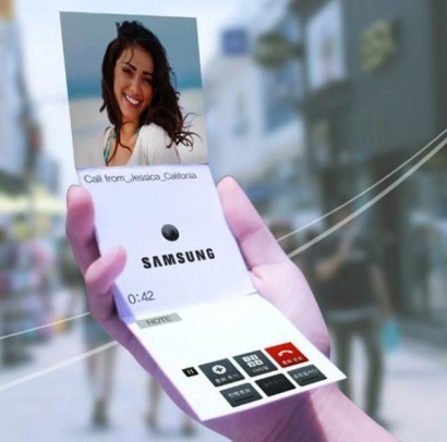 Гибкие смартфоны от компании Samsung появятся на прилавках магазинов уже в 2016 году