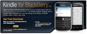 Amazon выпустила приложение Kindle для BlackBerry