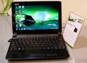 Acer показала первый нетбук с Nvidia Ion 2