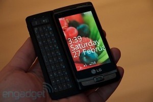 Первые фото слайдера LG с Windows Phone 7 Series