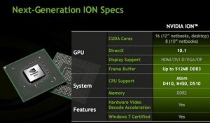 Нетбуки с NVIDIA ION - 10 часов автономной работы и шустрая графика