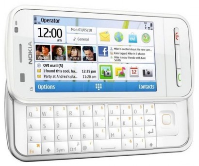 Nokia C6 - QWERTY слайдер с тачскрином