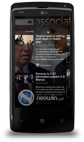 Новый смартфон LG с Windows Phone 7 Series
