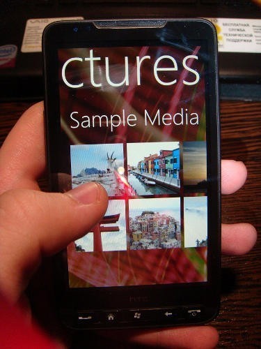 HTC HD2 работает на Windows Phone 7 Series