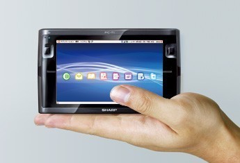 Sharp NetWalker PC-T1: 5-дюймовый Linux планшет