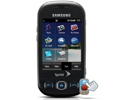 Samsung Seek M350 - новый тачфон для оператора Sprint 